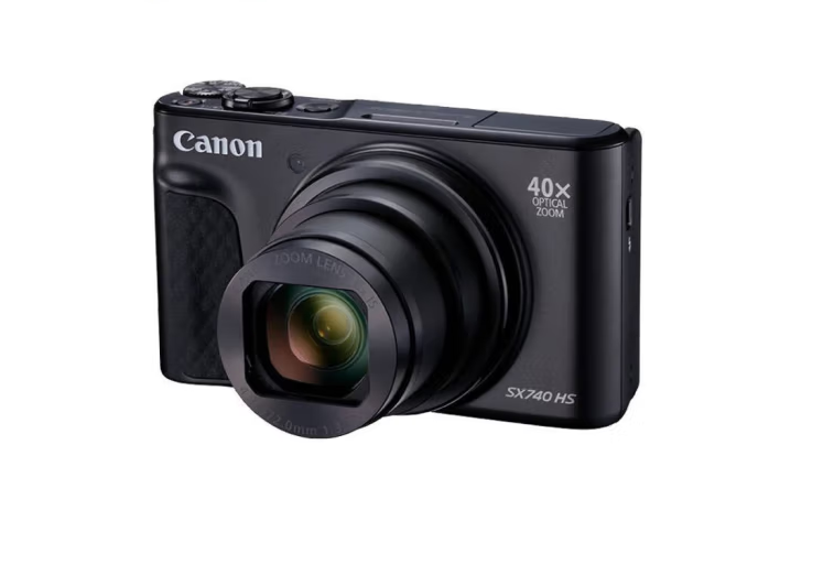 佳能/CANON PowerShot SX740 HS 3.0英寸/2000-2999万/数字式相机/1/1.9英寸/SD卡+SDHC卡+SDXC卡/单机身/黑色/数字照相机